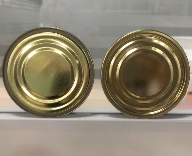 300D 73mm 식품 포장용 전해 주석 도금 강판(ETP) 캔 뚜껑 - 0.18mm 두께 TFS