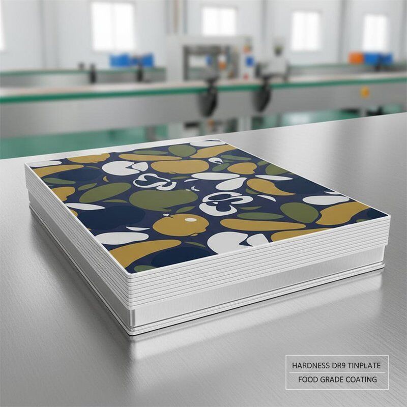Hardness DR9 Tinplate Sheets Featuring Printed Outside and Durable Tin Coating Suitable for Food Container Manufacturing