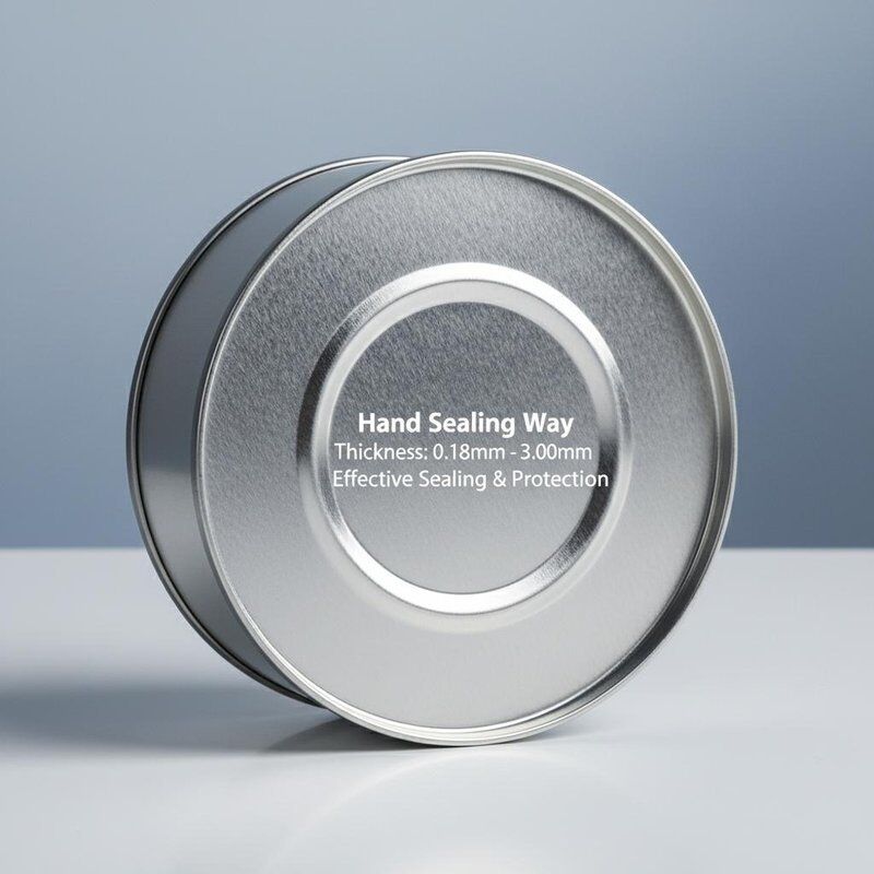 Hand Sealing Way milk powder can bottom featuring thickness 018mm to 030mm designed for effective sealing and protection