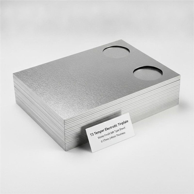 T3 온도 일렉트로리틱 틴플릿 돌 마무리 MR 타입 시트 둥근 음식 캔 닫기 뚜?? 0.17mm-0.24mm 두께